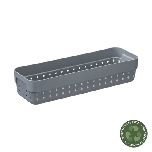 PLAST TEAM - Košík úložný M šedý Seoul