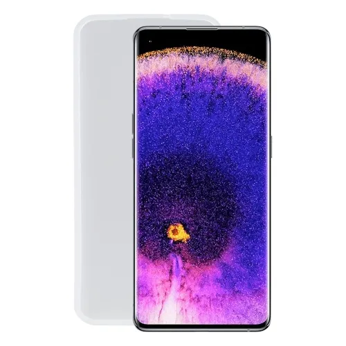 Silikónový kryt Oppo Find X5 Pro priehľadný matný
