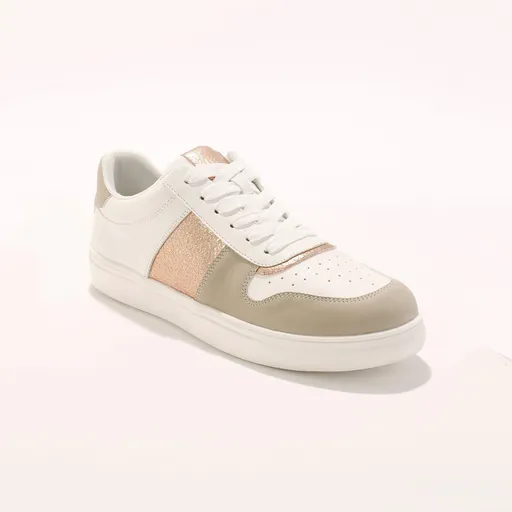 Tenisky na platforme s medenými časťami