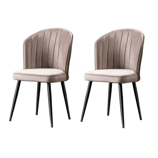 Súprava jedálenských stoličiek Rubi Cappuccino, 2 ks
