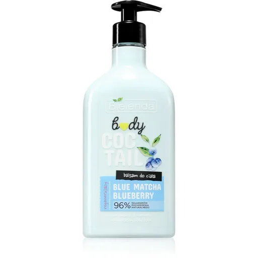 Bielenda Body Coctail Blue Matcha + Blueberry regeneračné telové mlieko pre výživu a hydratáciu 400 ml