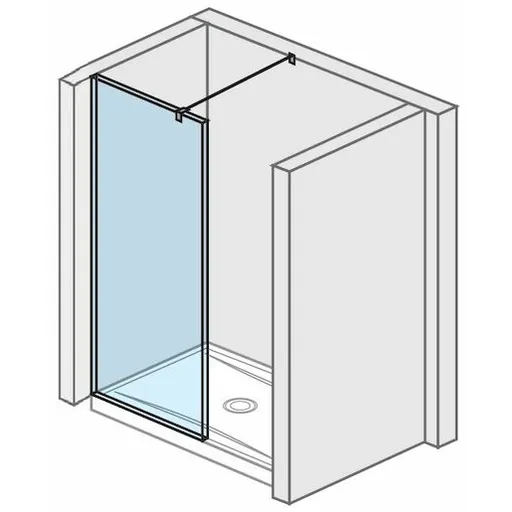 Jika Pure sprchová zástena walk-in 80 cm h2684200026681 6842.0.002.668.1