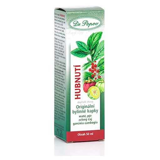 DR. POPOV Kvapky bylinné Chudnutie 50 ml