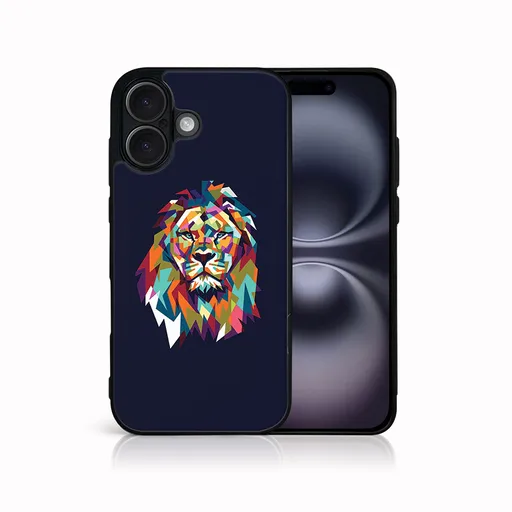 MY ART Ochranný kryt pre Apple iPhone 16 LION (246)