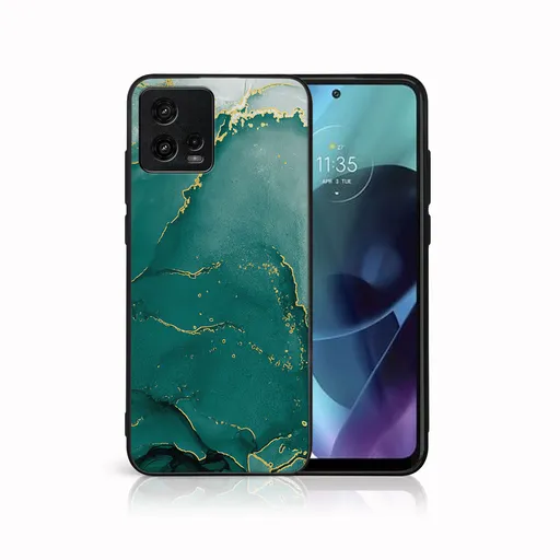MY ART Ochranný kryt pre Motorola Moto G72 GREEN MARBLE (145)