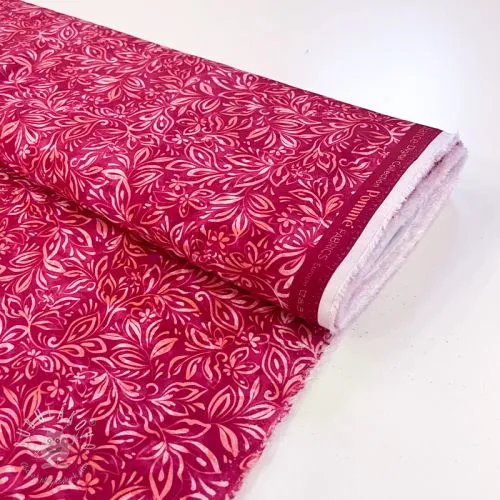 Viskóza RADIANCE Moana dark red digital print