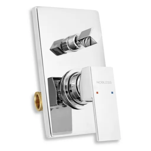 Novaservis Edge sprchová a vaňová batéria vrátane podomietkového telesa chróm 36050r,0 36050R.0