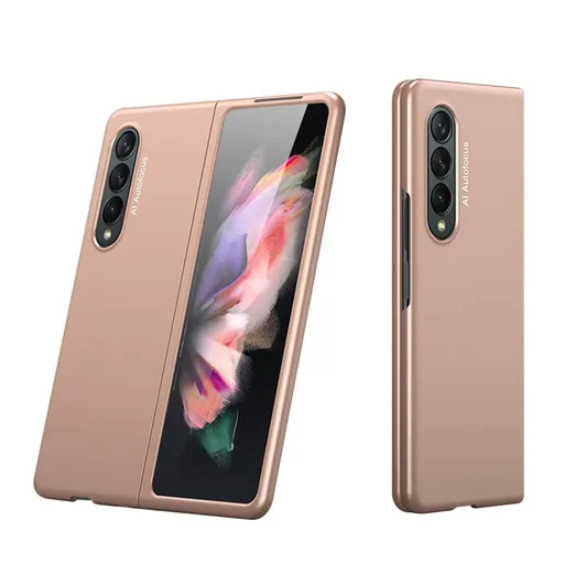 GKK Plastový kryt Samsung Galaxy Z Fold 3 5G ružovozlatý