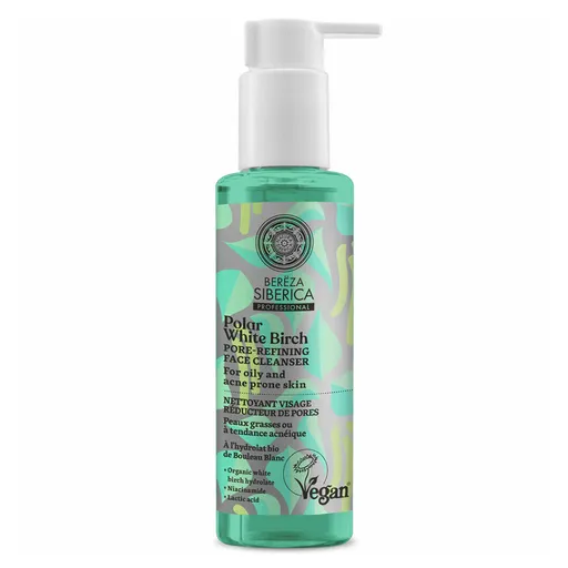 NATURA SIBERICA Bereza Siberica Čistiaci gél na zmenšenie pórov 145 ml