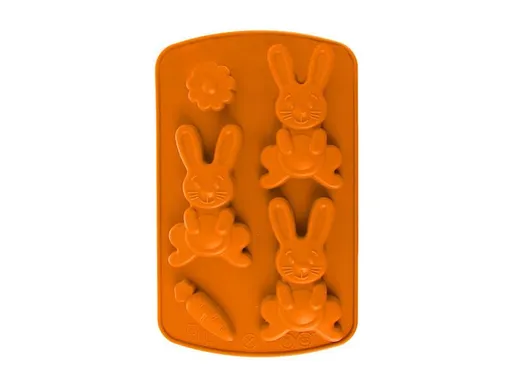 Forma na pečenie zajačikov ORION 21x13,5x1,5cm Orange