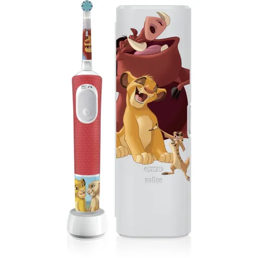 Oral-B PRO Kids 3+ The Lion King elektrická zubná kefka s puzdrom pre deti 1 ks