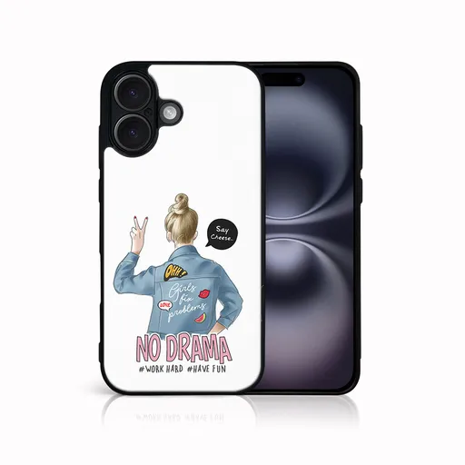 MY ART Ochranný kryt pre Apple iPhone 16 NO DRAMA (138)