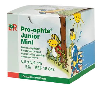 PRO-OPHTA JUNIOR MINI očné krytie 5ks