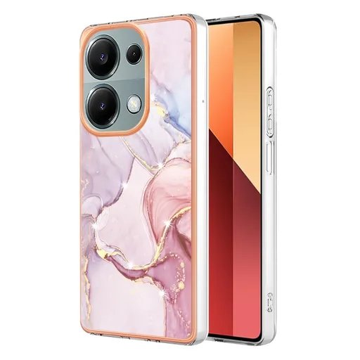 IMD MARBLE Ochranný kryt pre Xiaomi Redmi Note 13 Pro ROSE GOLD