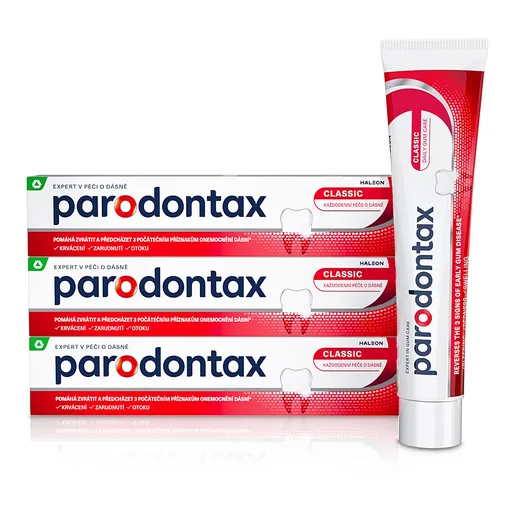 PARODONTAX zubná pasta Classic 3 x 75 ml