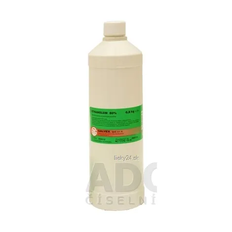 SPIRITUS DILUTUS / ETHANOLUM 60% - GALVEX