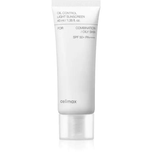 celimax Oil Control Light Sunscreen krém na opaľovanie SPF 50+ pre mastnú a zmiešanú pleť 40 ml