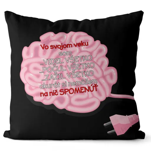 Vankúš Vo svojom veku (Veľkosť: 55 x 55 cm)