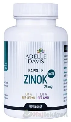 Adelle Davis Zinok Forte 25 mg 60 kapsúl