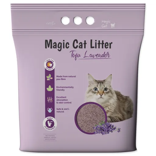 Podstielka Magic Litter Tofu levanduľa 6l