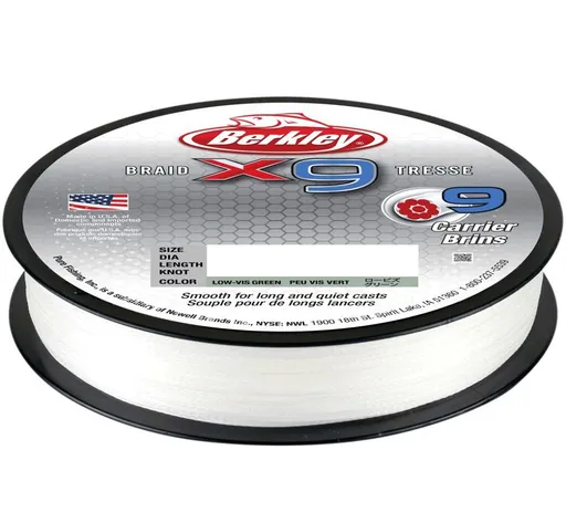 Berkley splietaná šnúra x9 crystal-priemer  0,14 mm / nosnosť 14,2 kg