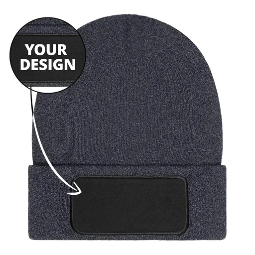 Myrtle Beach (Daiber) Čiapka s nášivkou MB7407 - Tmavošedý melír