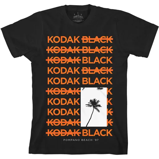 Kodak Black tričko Palm Čierna XXL