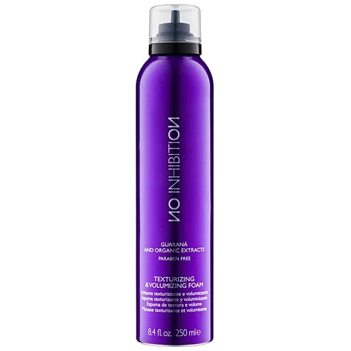 No Inhibition Guarana and organic extracts Texturizing & Volumizing pena na vlasy pre objem a tvar 250 ml