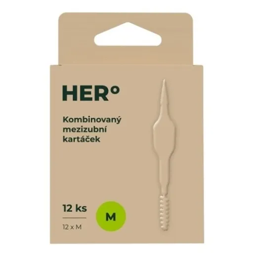 HERBADENT Hero medzizubné kefky M 12 kusov