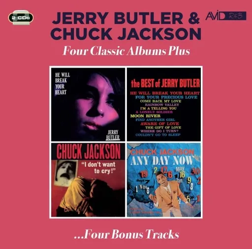 Jerry Butler & Chuck Jackson, FOUR CLASSIC ALBUMS PLUS, CD