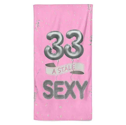 Osuška Stále sexy – ružová (vek: 33)