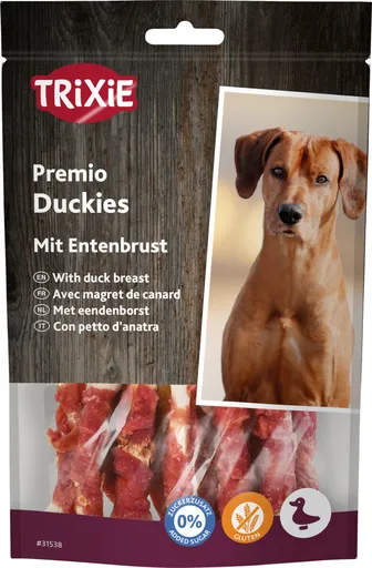 Trixie Premio DUCKIES kosti s vápnikom potiahnuté kačacím mäsom 100 g