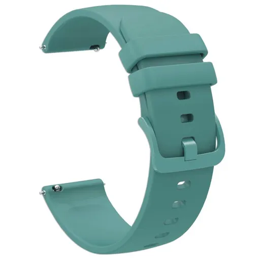 SILICONE Univerzálny remienok pre smart hodinky - šírka 18mm zelený