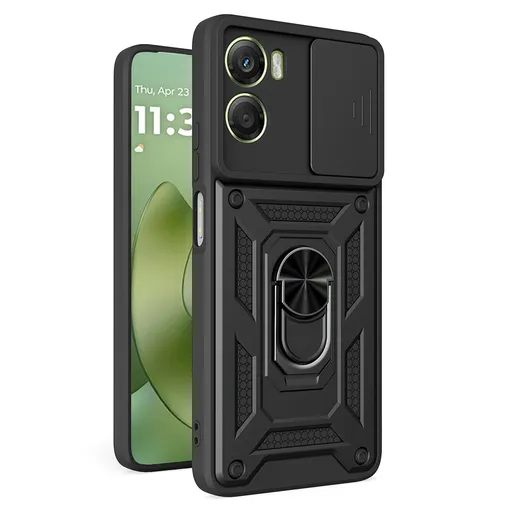 RING CAMERA Kryt s držiakom pre Motorola Moto G06 / G06 Power čierny