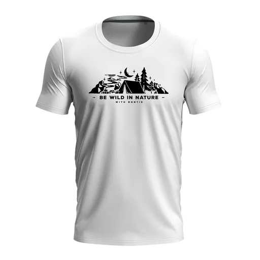 Bontis Tričko BE WILD IN NATURE - Biela | L