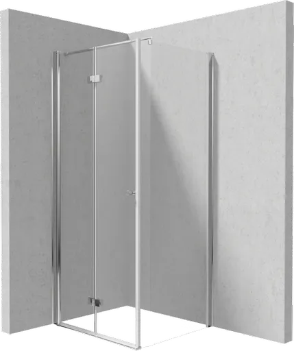 DEANTE/S - Sprchovací kút skladací 90 pevná stena 80 KTSX041P+KTS_038P KERRIA/0334