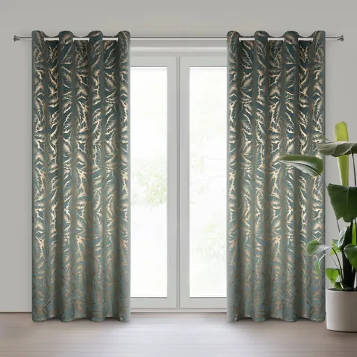 ArtFir Záves MILENA K | mätová/šampaň 140 x 250 cm