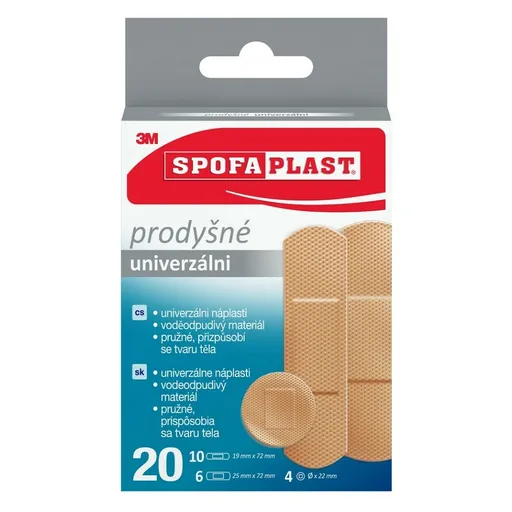 3M™ SPOFAPLAST 176N Univerzálne náplasti mix 20 ks