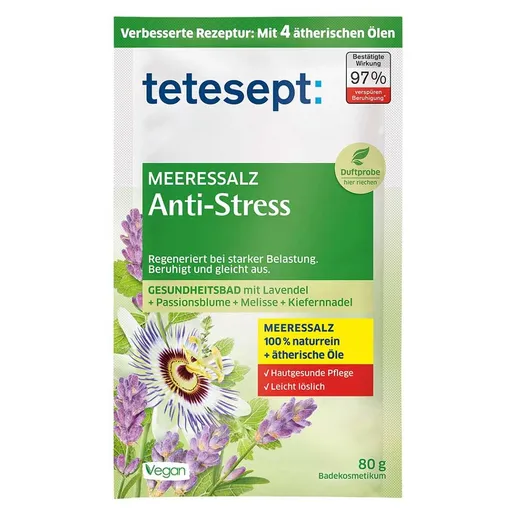 TETESEPT Morská soľ do kúpeľa Protistresová 80 g