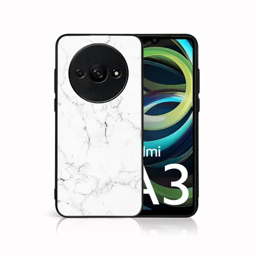 MY ART Ochranný kryt pre Xiaomi Redmi A3 WHITE MARBLE (144)