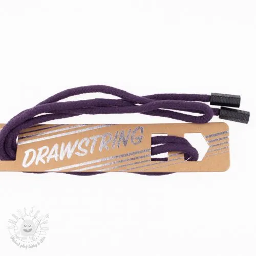 Šnúrka do kapucne s koncovkami 115 cm HEAD1 violet