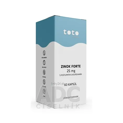 TOTO ZINOK FORTE 25 mg 60CPS