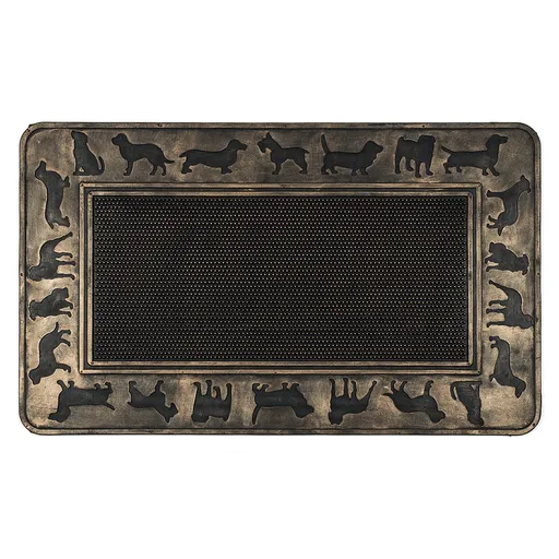 BO-MA Trading Vonkajšia rohožka Psy, 45 x 75 cm