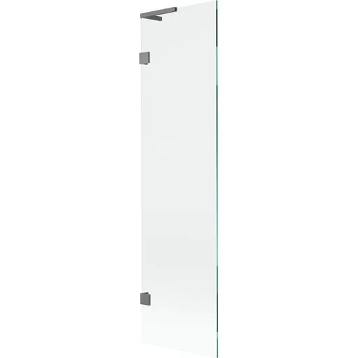 MEXEN/S - Lunar L vaňová zástena FIX 50 x 150, transparent, grafit metal 897L-050-000-95-00