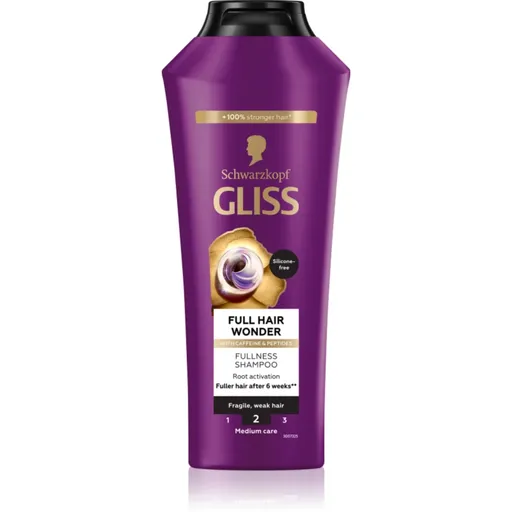Schwarzkopf Gliss Full Hair Wonder regeneračný šampón pre oslabené vlasy 400 ml