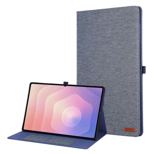 FABRIC Zaklápací kryt pre Samsung Galaxy Tab S11 Ultra modrý