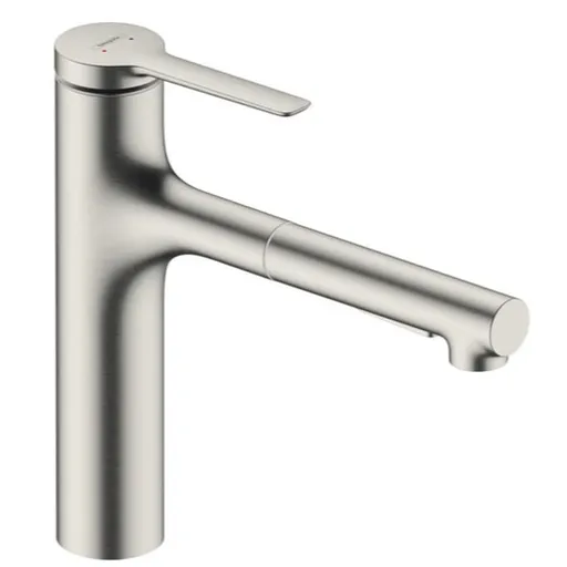Hansgrohe Zesis drezová batéria s vyťahovacou spŕškou, 2 prúdy nerez 74801800