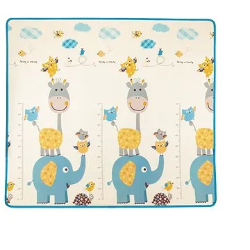 Penová podložka Play Maxi 200 × 180 cm – dedinka/zvieratá (8595114414659)