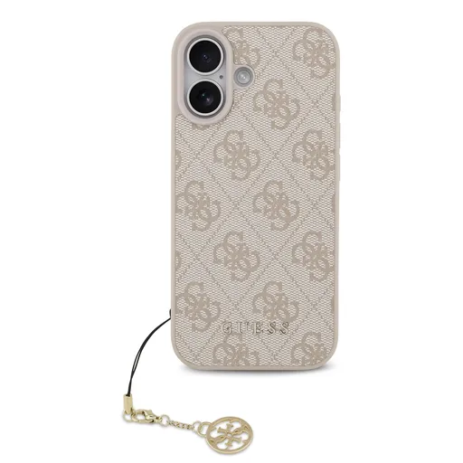 GUESS 4G CHARM Kryt s príveskom Apple iPhone 17 PINK