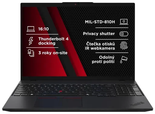 LENOVO NTB ThinkPad L16 G1 - Ultra7 155U, 16" WUXGA, 16GB, 1TBSSD, 5MP + IRcam, W11P